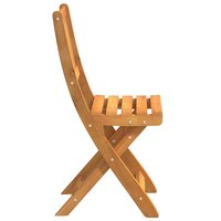 Bistrostoelen voor buiten met kussen 2 pcs Massief Acaciahout 6