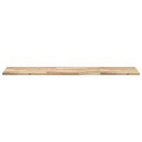 Wastafelblad 120x40x2 cm onbehandeld massief acaciahout 3