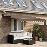 Elektrisch Uittrekbaar Zonnescherm Taupe 3