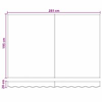 Elektrisch Uittrekbaar Zonnescherm Taupe 10