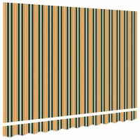 Vervangingsdoek voor zonnescherm Groen en geel 2,5 x 2 m 4