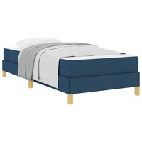 Boxspringbed met matras Blauw 80 x 200 cm Stof 2