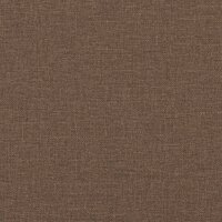 Tweezitsbank met sierkussens 120 cm stof bruin 7