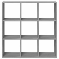 Kamerscherm / boekenkast 102x29x103,5 cm hout grijs sonoma 5
