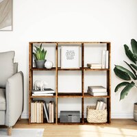Kamerscherm / boekenkast 102x29x103,5 cm hout oud houtkleurig 3