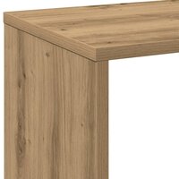 Kamerscherm / boekenkast 102x29x103,5 cm hout artisanaal eiken 8