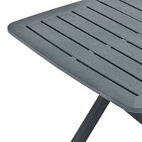 Tuintafel inklapbaar 79x72x70 cm kunststof groen 6