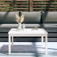 Tuintafel 82,5x82,5x45 cm massief grenenhout wit 3