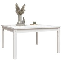 Tuintafel 82,5x82,5x45 cm massief grenenhout wit 4