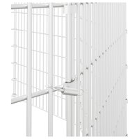 Vrije uitloopverblijf voor dieren 12 panelen 54x100 cm gegalvaniseerd ijzer 6