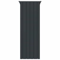 Vogelkooi 115x78x200 cm gegalvaniseerd staal antracietkleur 7