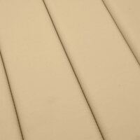 Ligbedkussen 200x50x4 cm stof gem&ecirc;leerd beige 7