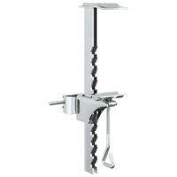 Parasolvoet zilver Staal 2