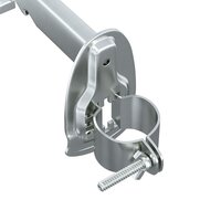 Parasolvoet zilver Staal 8