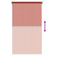 Buitenrolgordijn 90% UV-blok Terracotta 80x140 cm HDPE 9