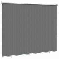 Buitenrolgordijn 90% UV-blok Lichtgrijs 120x140 cm HDPE 4