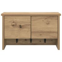 Wandgemonteerde kapstok met plank Artisan Eiken 50 x 20 x 30 cm 6