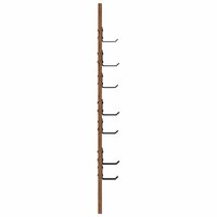 Wandgemonteerde kapstok Oudhout 30 x 1,5 x 80 cm Bewerkt hout 6