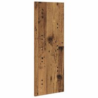 Wandgemonteerde kapstok Oudhout 30 x 1,5 x 80 cm Bewerkt hout 7