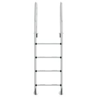 Zwembadladder 54x38x184,5 cm 304 roestvrij staal 3