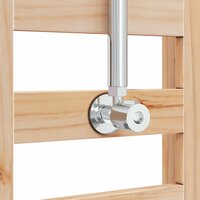 Buitendouche 223 cm Massief grenenhout en roestvrij staal 7