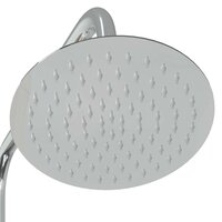 Buitendouche 223 cm Massief grenenhout en roestvrij staal Wit 8