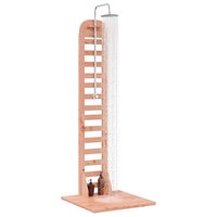 Buitendouche 223 cm Massief Douglas hout en roestvrij staal 3