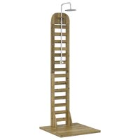 Buitendouche 223 cm Ge&iuml;mpregneerd dennenhout en roestvrij staal 2