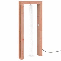 Buitendouche 226 cm Massief Douglas hout en roestvrij staal 3