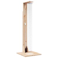 Buitendouche 214,5 cm Massief grenenhout en roestvrij staal 3