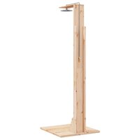 Buitendouche 214,5 cm Massief grenenhout en roestvrij staal 6