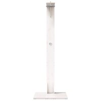 Buitendouche 214,5 cm Massief grenenhout en roestvrij staal Wit 4