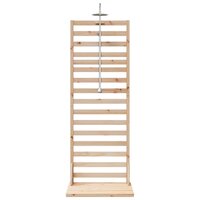 Buitendouche 225 cm Massief grenenhout en roestvrij staal 4