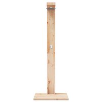 Buitendouche 210 cm Massief grenenhout en roestvrij staal 4