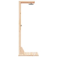 Buitendouche 210 cm Massief grenenhout en roestvrij staal 5