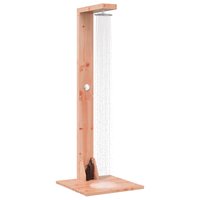 Buitendouche 210 cm Massief Douglas hout en roestvrij staal 3