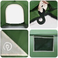 Autotent met dak Groen 200 x 170 x 170 cm Polyester en staal 10
