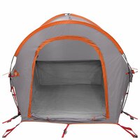 Autotent Grijs en Oranje 200 x 170 x 170 cm Polyester en staal 4