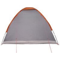Kamperen tent met dak Grijs en Oranje 275 x 215 x 125 cm 6
