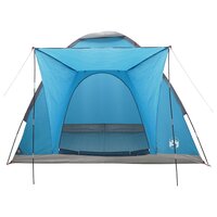 Kamperen tent met dak Blauw 2-persoons Polyester en staal 4