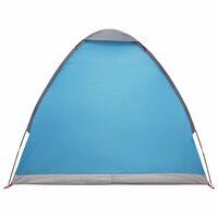Kamperen tent met dak Blauw 2-persoons Polyester en staal 6