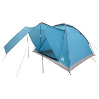 Kamperen tent met dak Blauw 4-persoons Polyester en staal 2