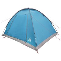 Kamperen tent met dak Blauw 4-persoons Polyester en staal 3