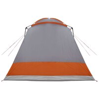 Huisje Tent Grijs en Oranje 8-persoons Polyester en staal 7