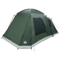 Huisje Tent met dak Leger groen 8-persoons Polyester en staal 3