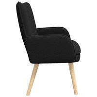 2-Zits Sofa Zwart 115 x 61 x 87 cm Boucl&eacute; 5