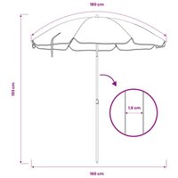 Tuinparasol 160 cm 170T polyester Oranje 7
