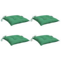 Stoelkussens 4 st 50x50x7 cm oxford stof groen 3