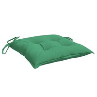 Stoelkussens 4 st 50x50x7 cm oxford stof groen 5