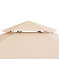 Tuinprieel 323x265 cm hexagonaal beige 5